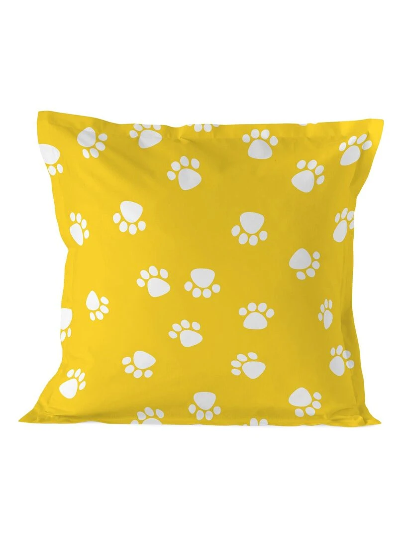 Taie d'oreiller Dogs "Happyfriday" Blanc
