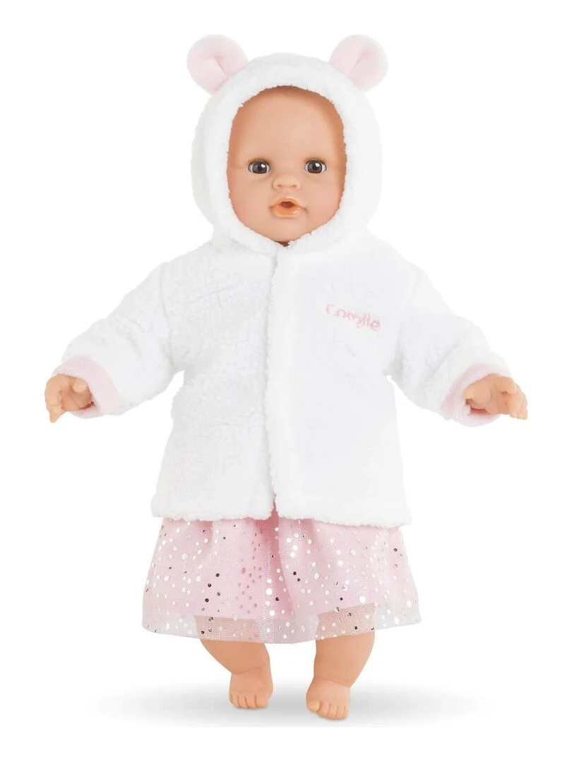 Manteau Soir de Fête pour poupon 30 cm   N/A