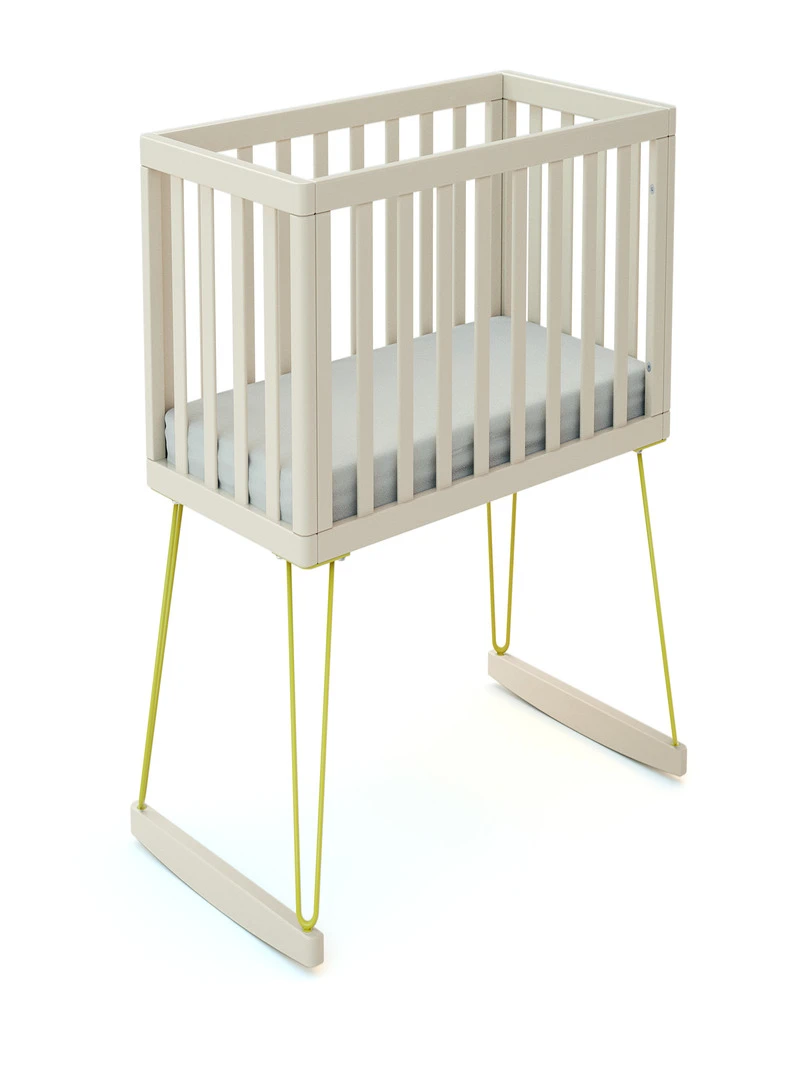 JURABABY   Berceau 40x80 ONLY   Blanc Jaune