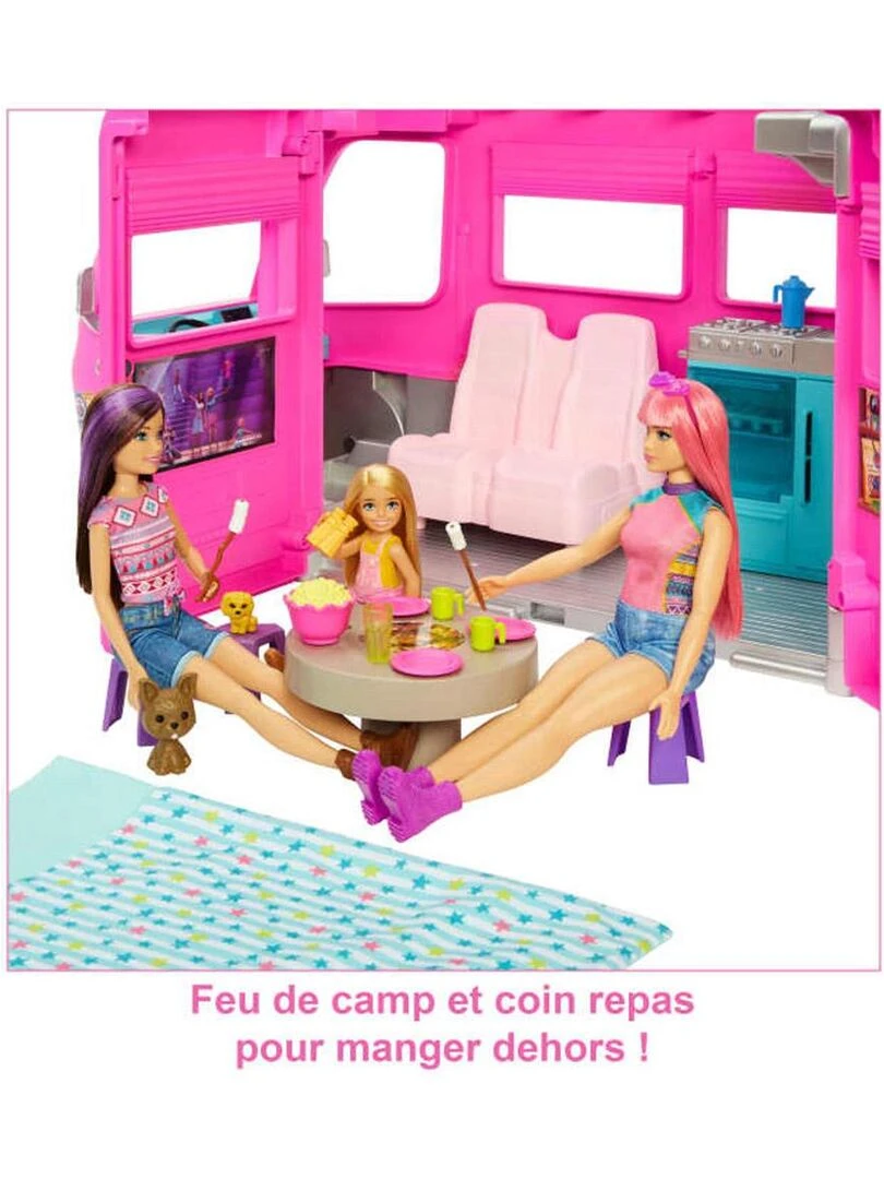 Coffret Barbie : Méga Camping Car De Barbie   N/A