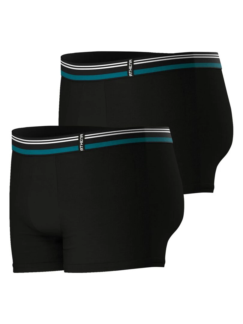 Lot de 2 boxers homme Duo Eco   Noir