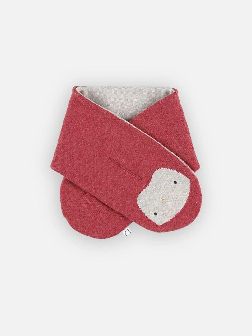 Echarpe chouette en tricot Noukie's Rose