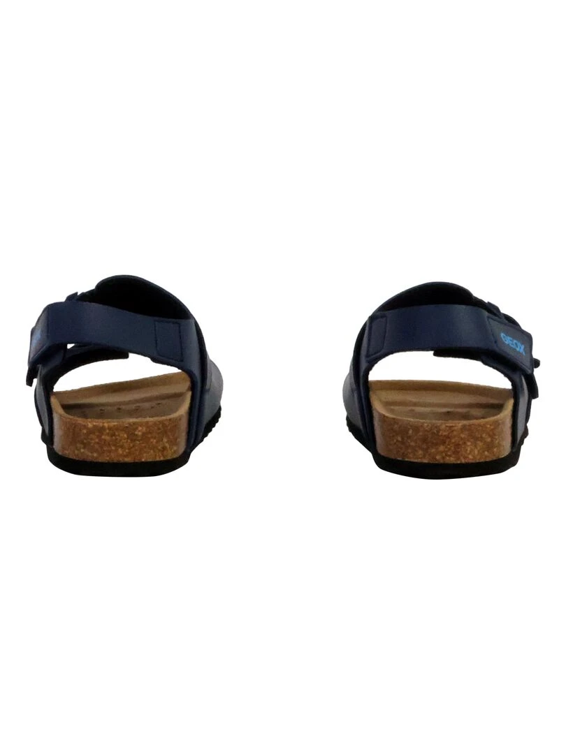 Sandales Cuir Enfant Geox Gita   Bleu