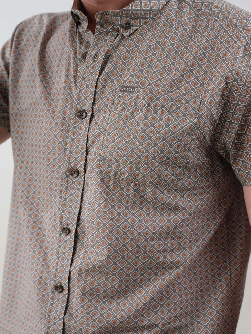 Chemise en coton pour homme 'Deeluxe'   Marron