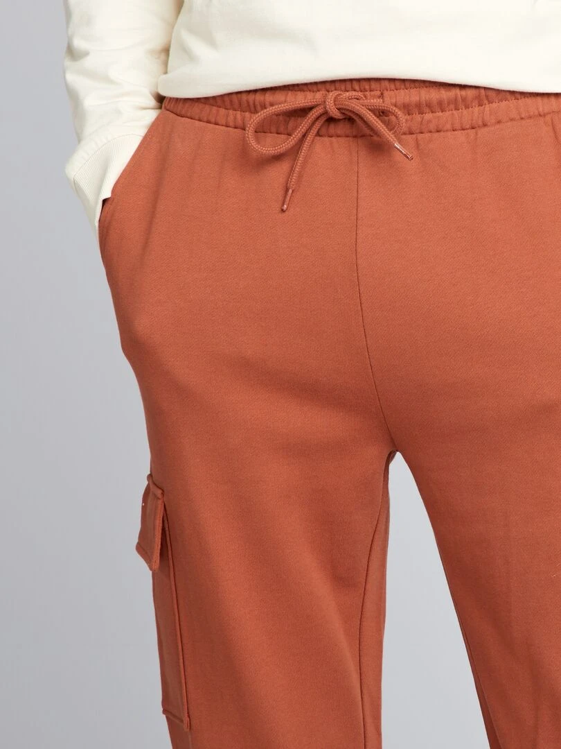 Pantalon de jogging style cargo   Marron