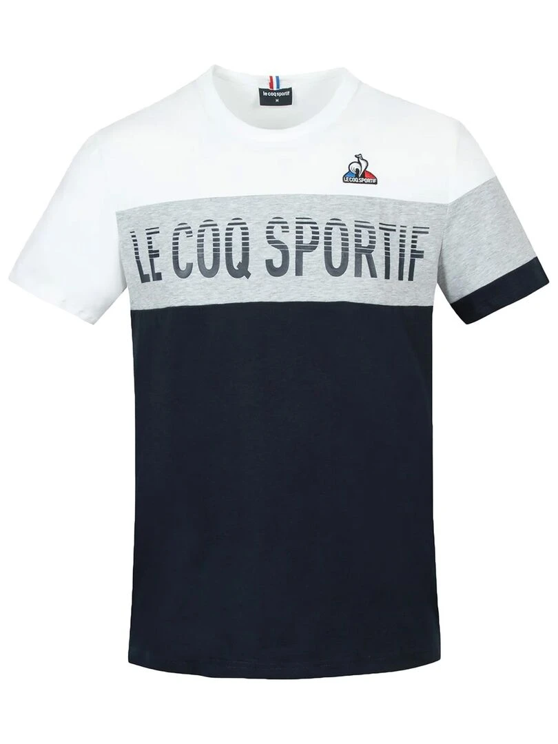 T shirt Le Coq Sportif Saison 2 Tee Ss N°1 Bleu marine