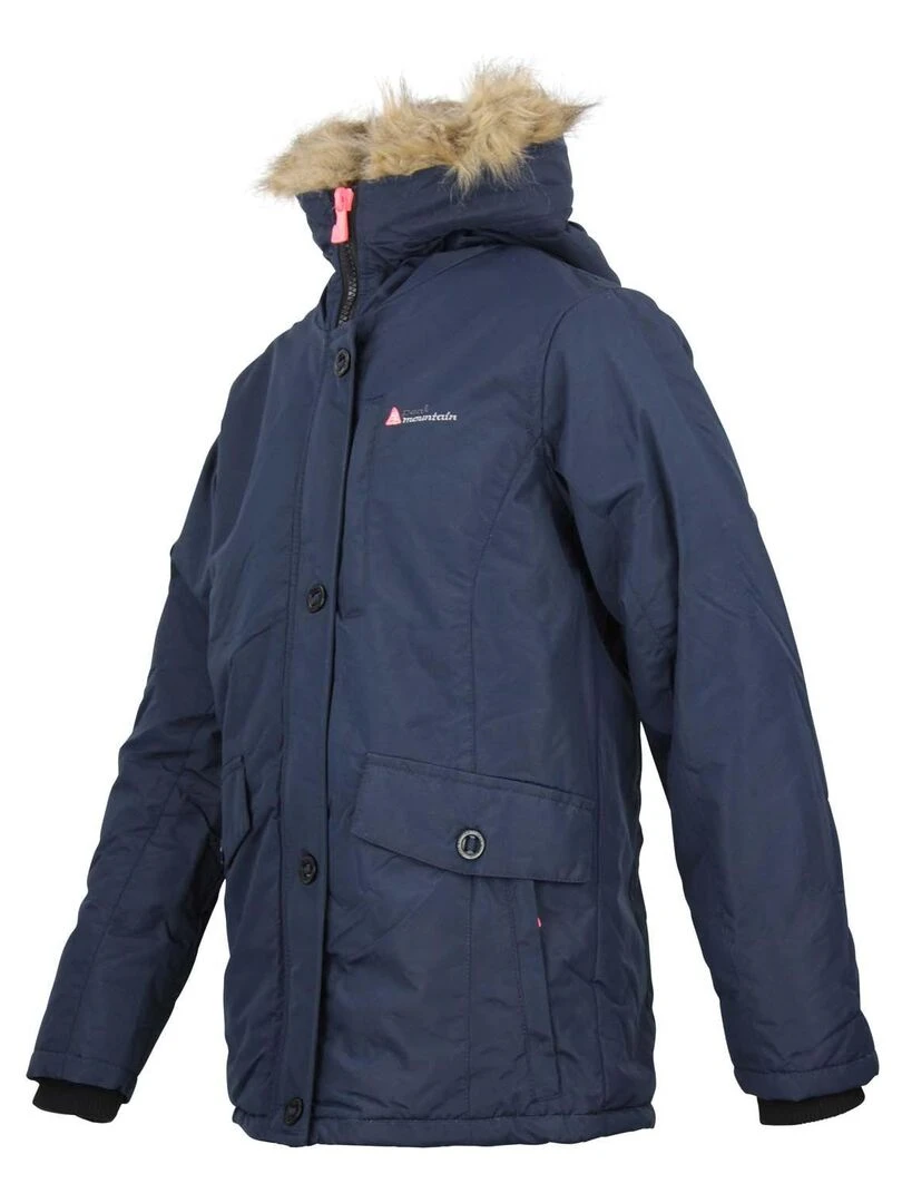 Parka de ski fille GALAVA   PEAK MOUNTAIN   Bleu marine