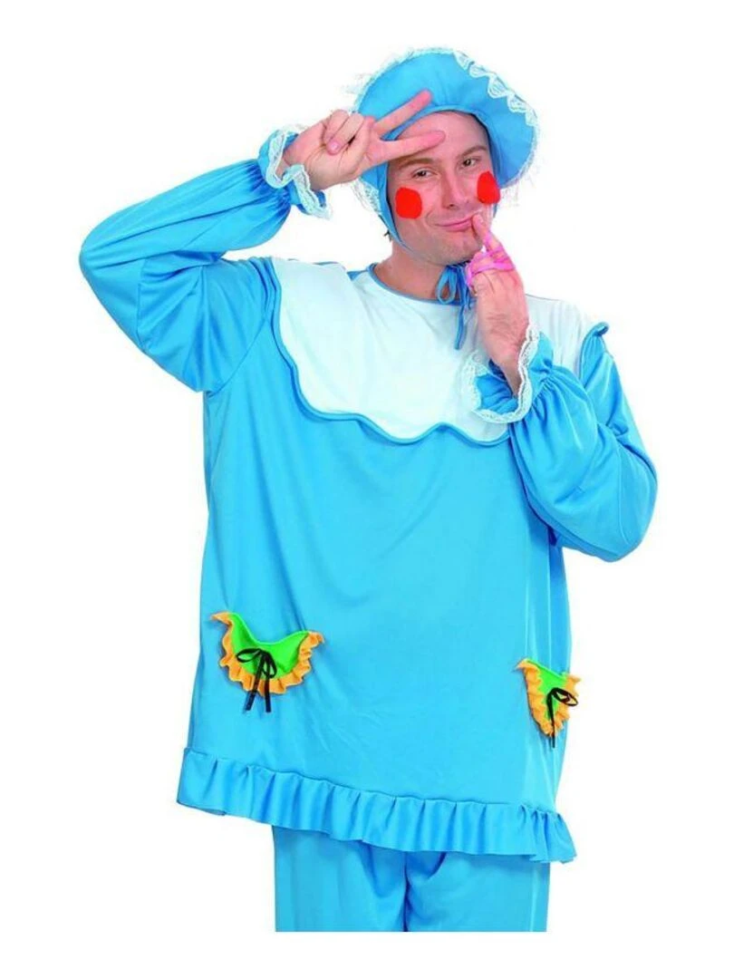 Déguisement Bébé poupon Homme Bleu