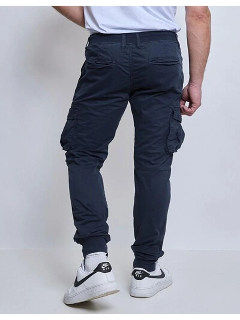 PANTALON CARGO Kebello   Bleu marine