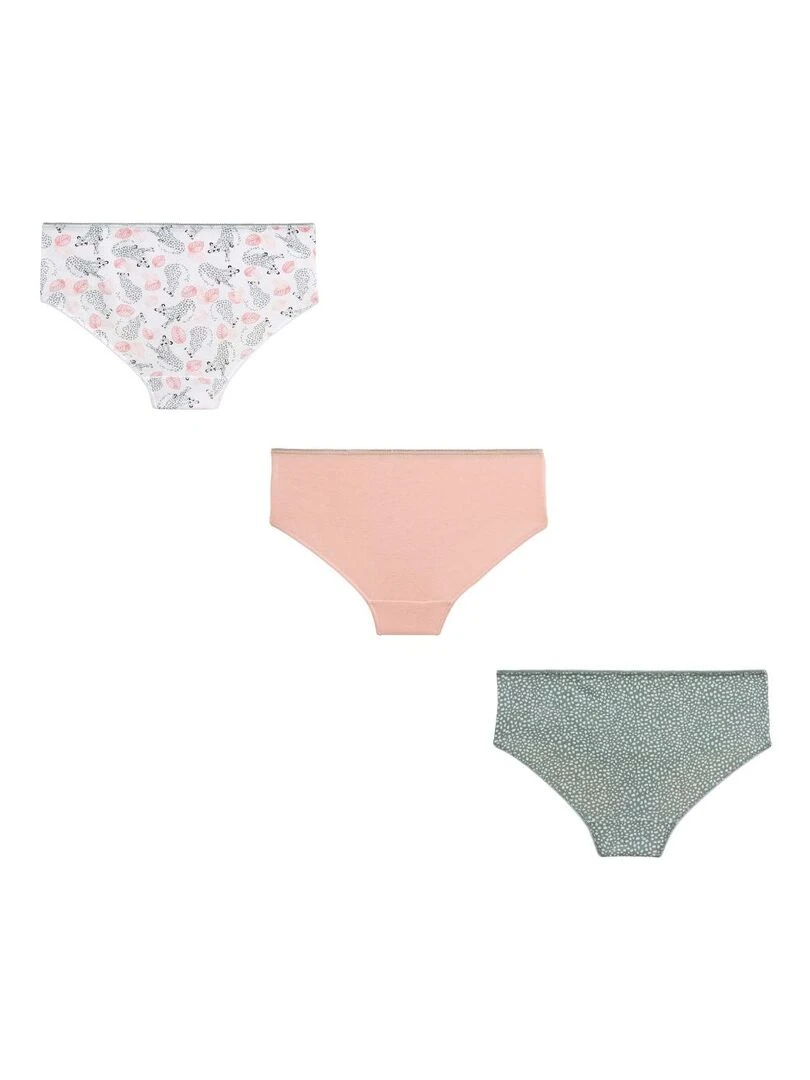 Lot de 3 culottes fille Free Spirit Multicolore
