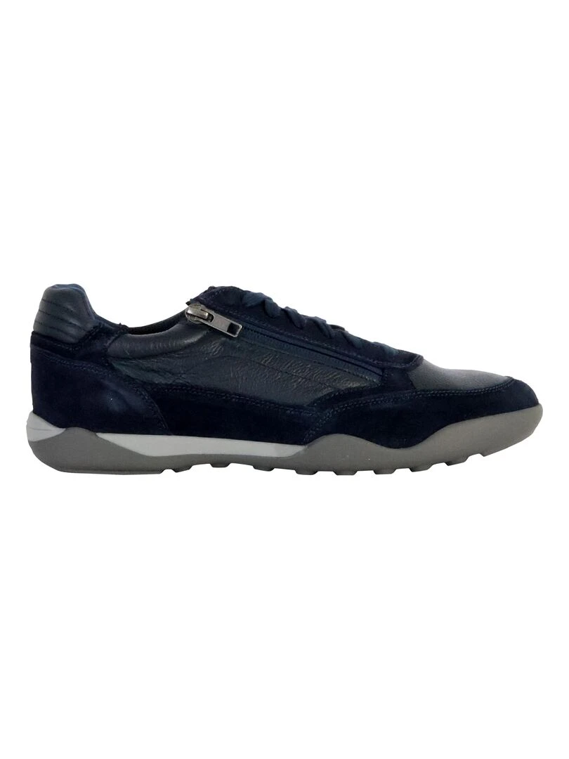Basket Cuir Geox Metodo Bleu