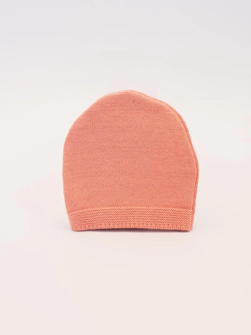 Bonnet en coton Rose