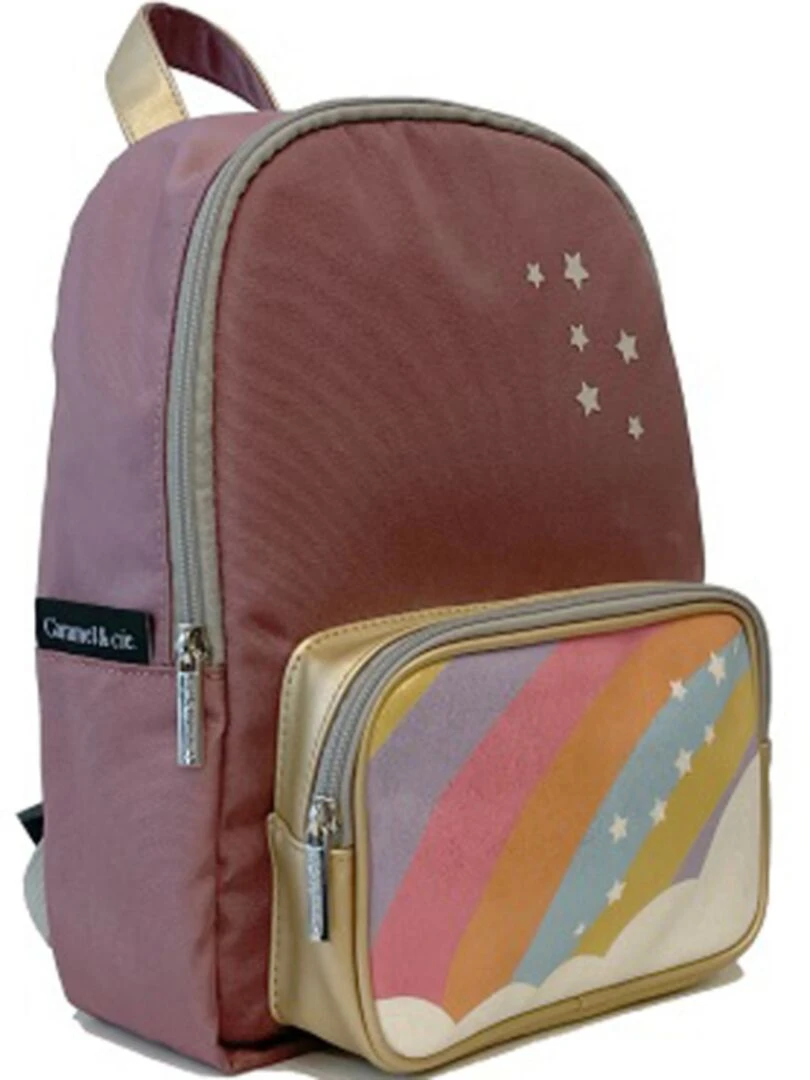 Sac à dos bébé Arc en ciel étoilé Rose