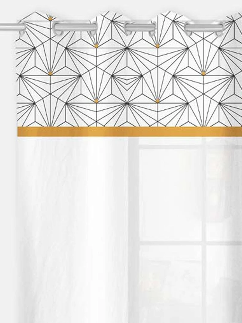 Voilage au style scandinave   Blanc