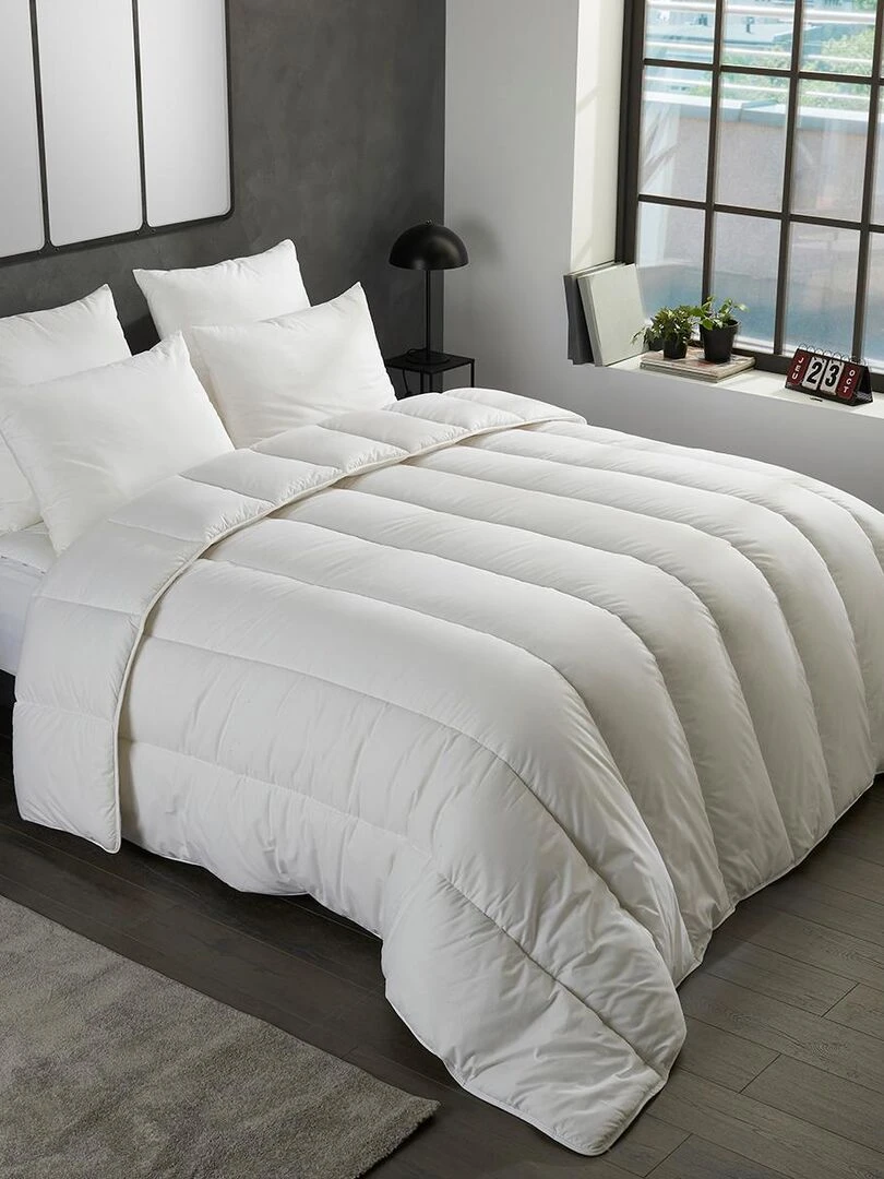 DODO Couette Eco Conçue 100% recyclée Chaude Blanc