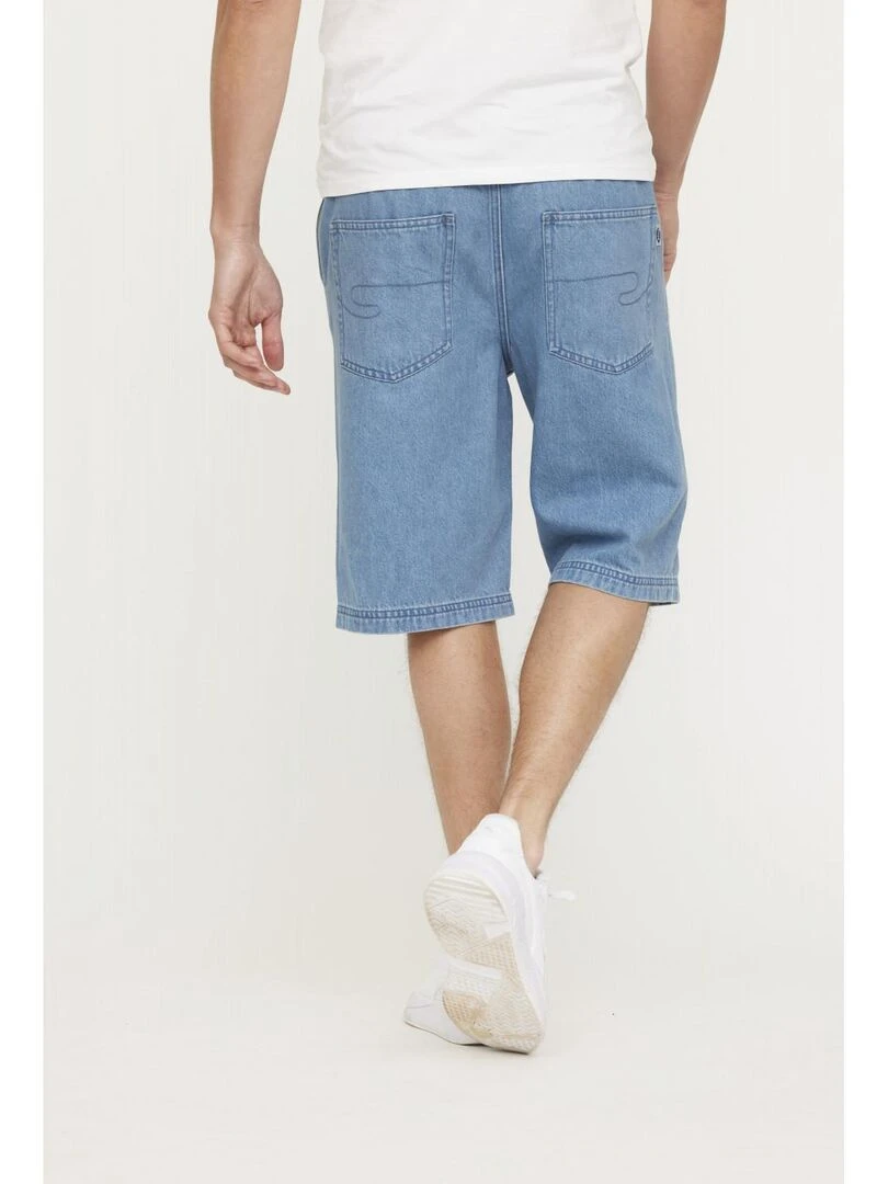 Lee Cooper   Short coton loose NORITO   Bleu ciel