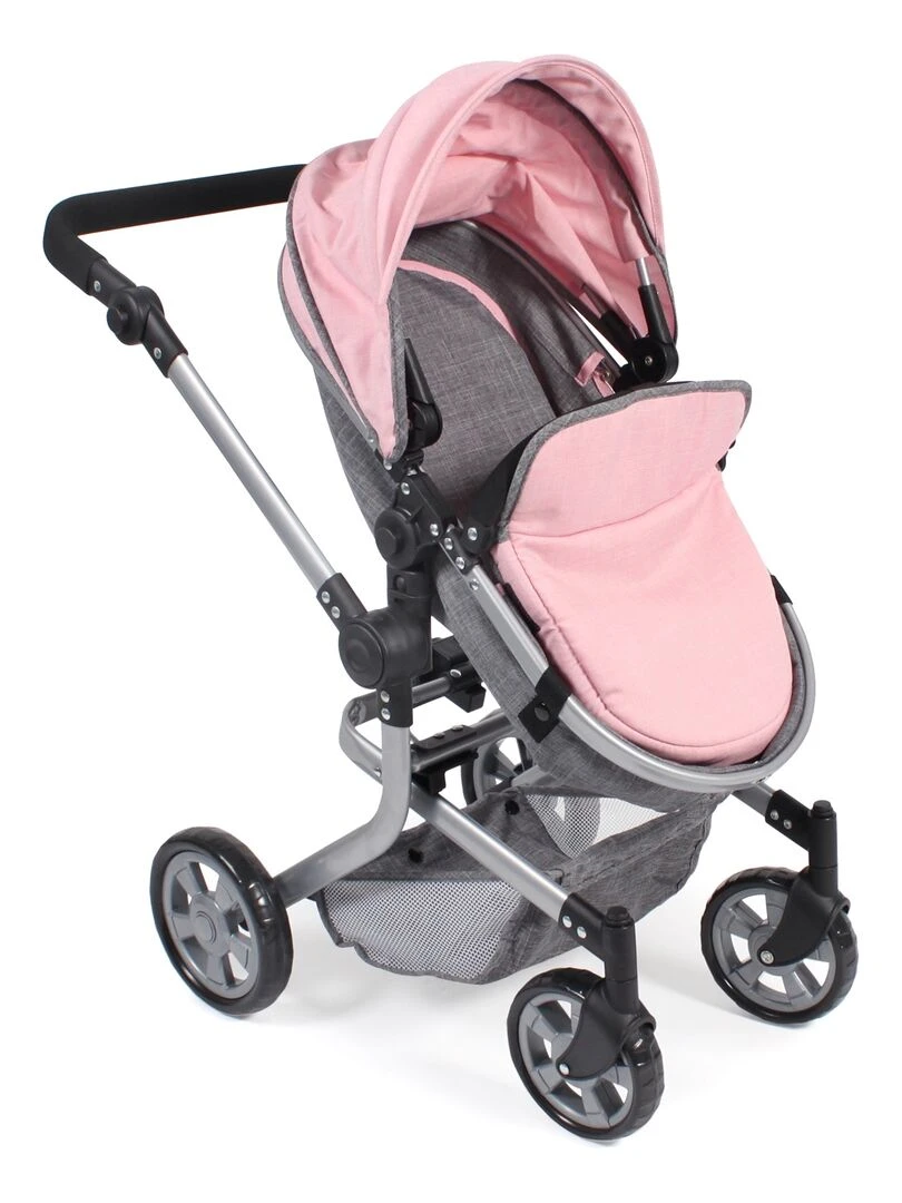 Mika Poussette Combinée Pour Poupée Gris Rose   N/A