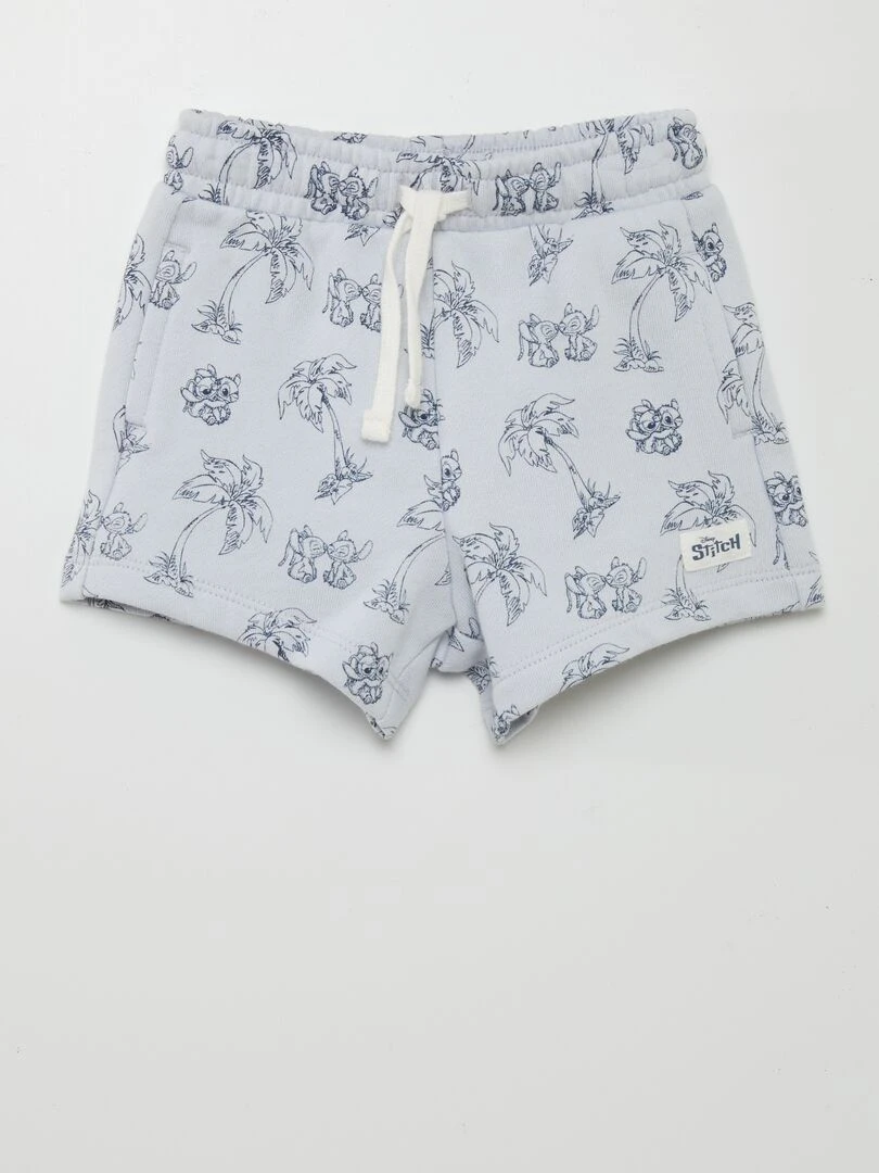 Short imprimé all over 'Stitch' Bleu