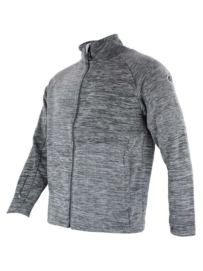 Blouson polaire homme  CROCO   PEAK MOUNTAIN   Gris clair