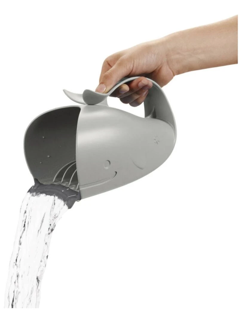 Rince tête baleine Moby gris Gris
