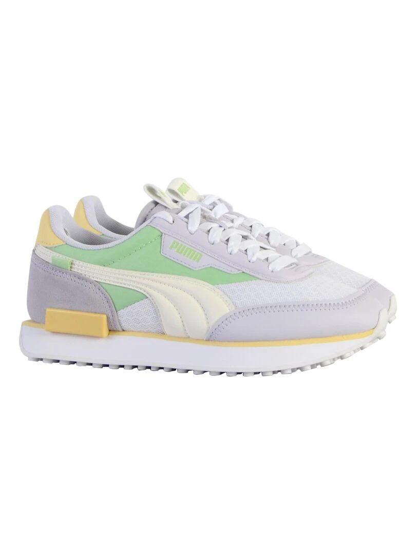 Basket Cuir Puma Future Rider Pastel Wns   Blanc