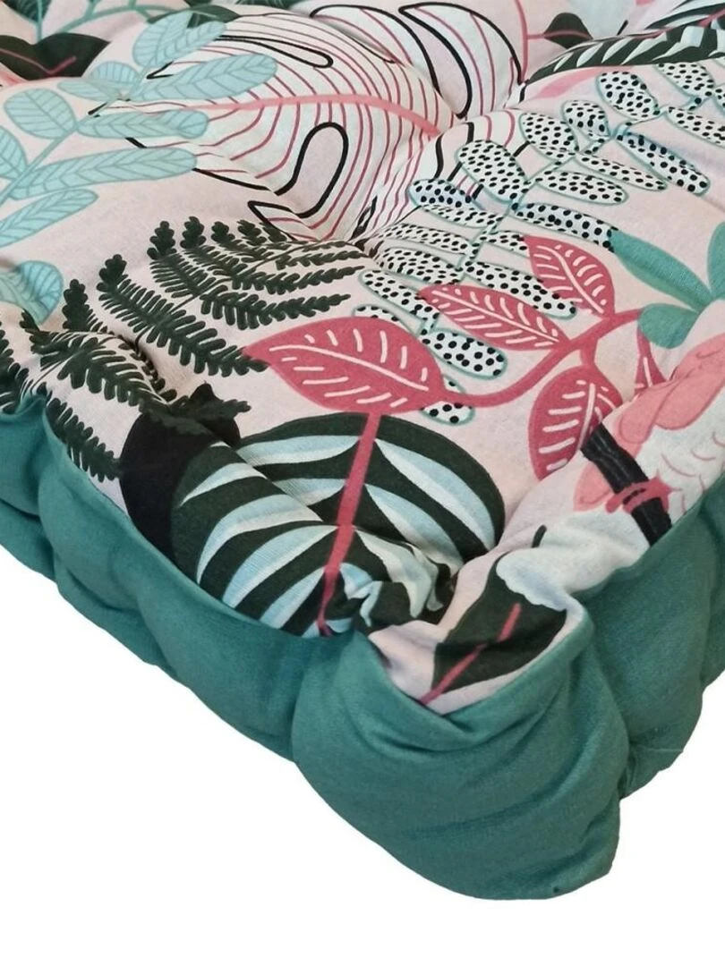 Coussin palette 60x120 cm graphique rose coton Rose