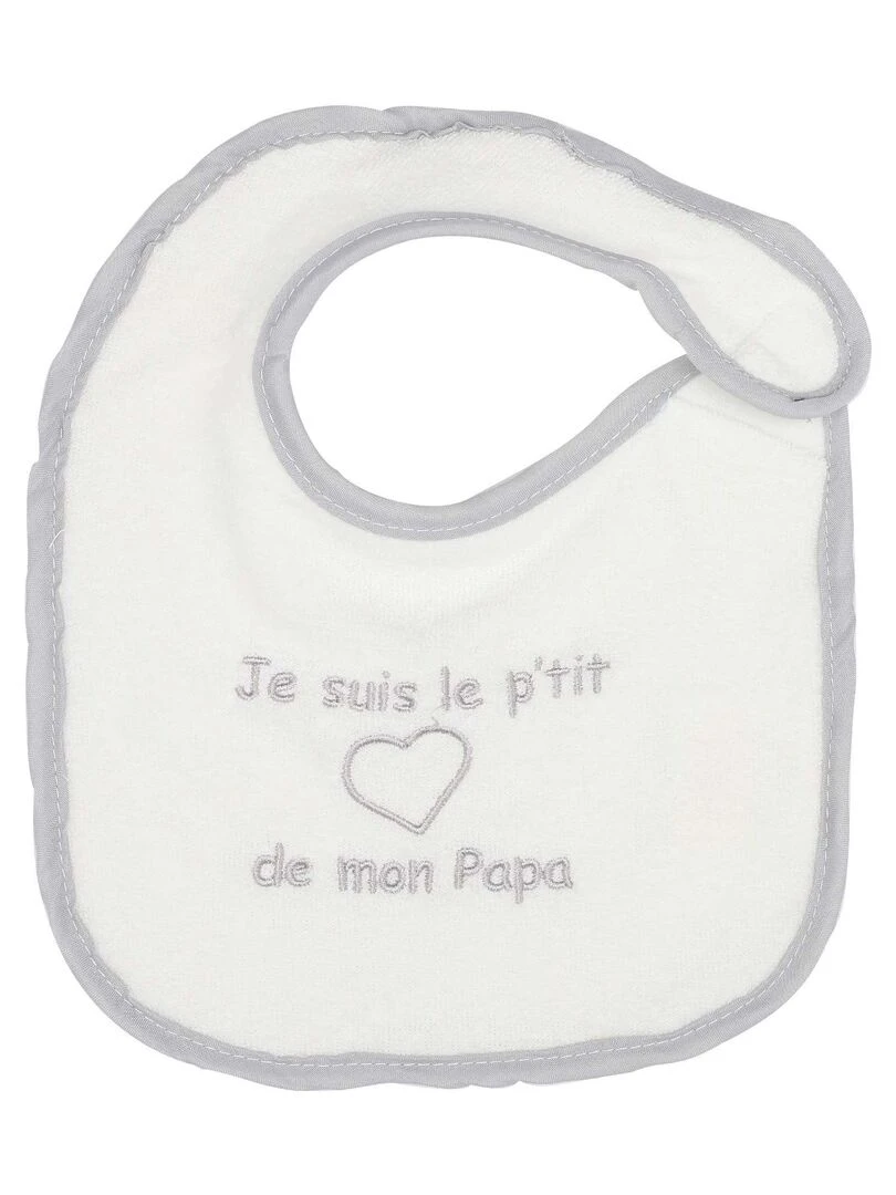 Lot de 7 bavoirs bébé Trois Kilos Sept   Ecru
