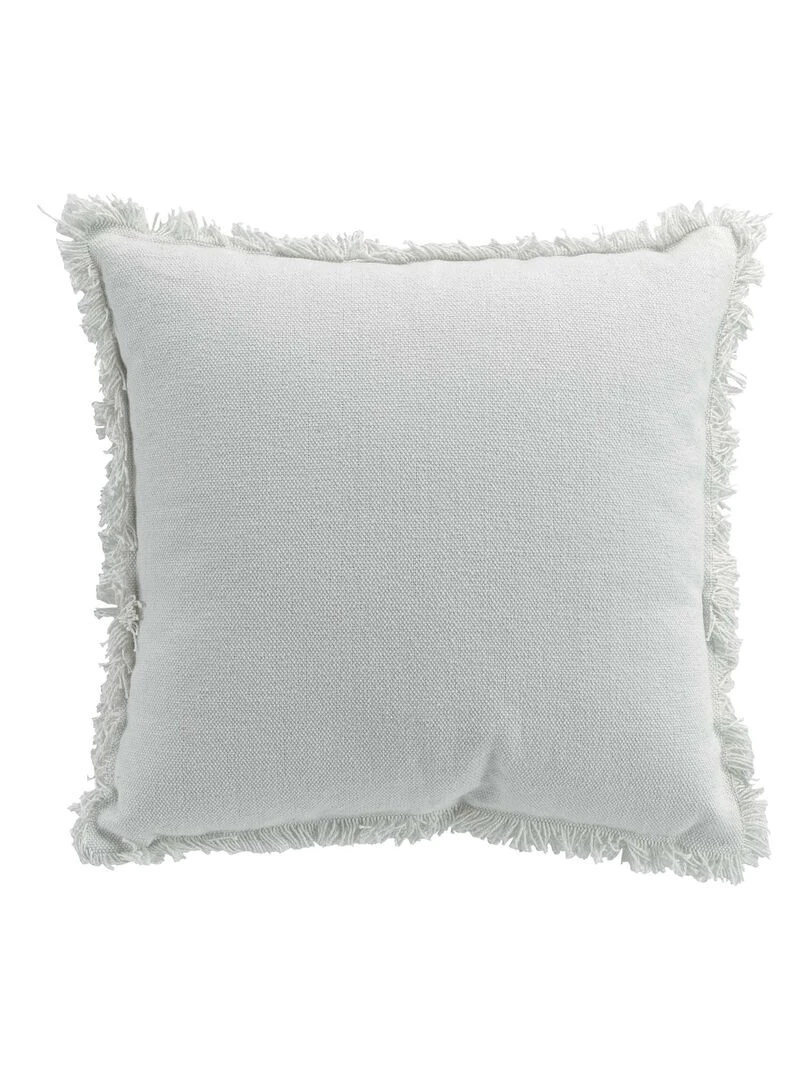 Coussin a franges Vania Blanc