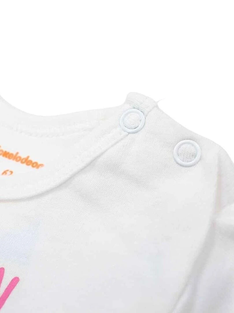 La Pat' Patrouille   Combishort bébé fille imprimé La Pat' Patrouille en coton   Rose