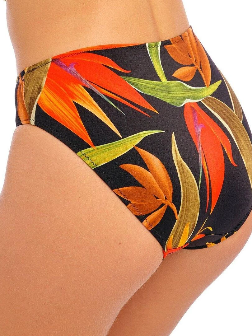 Bas de maillot imprimé tropical Pichola Noir
