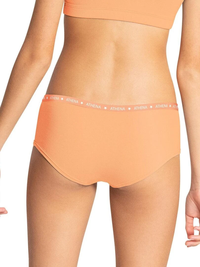 Lot de 3 boxers fille Ecopack Girl Mode   Fille   Blanc Rose