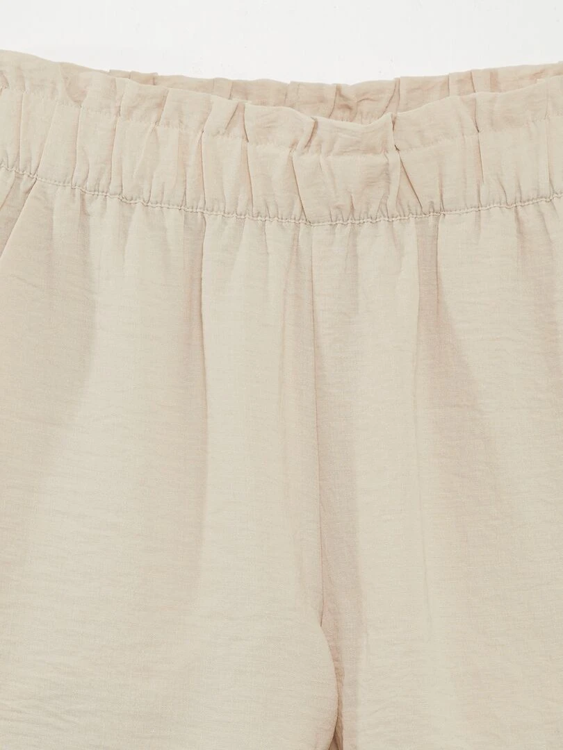 Short fluide 'JDY'   Beige