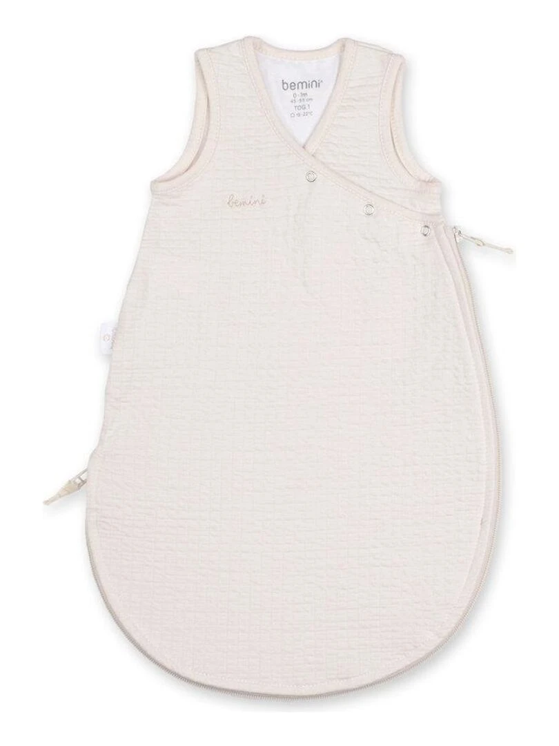 Bemini Gigoteuse sans manches Tetra Jersey Blanc cassé