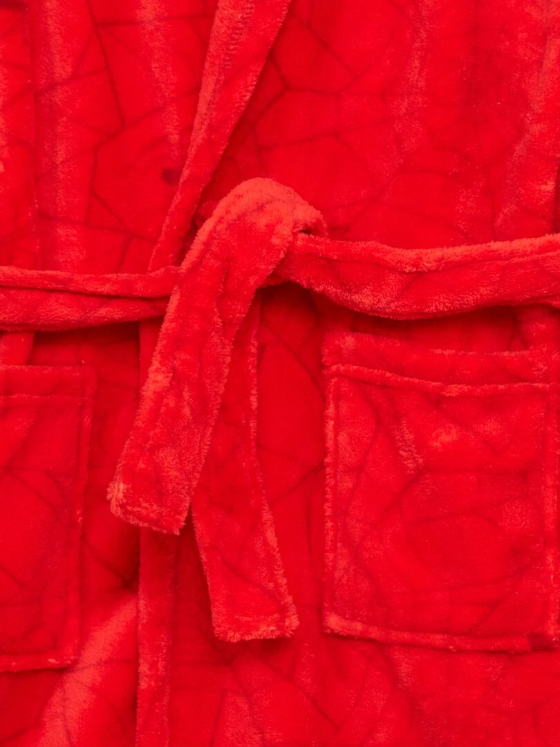 Robe de chambre avec capuche 'Spider Man' rouge