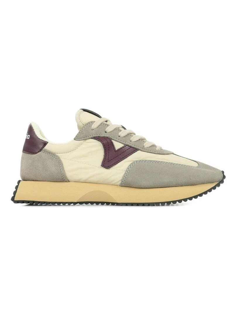Baskets Victoria Cosmos Retro Nylon Serraje Rouge