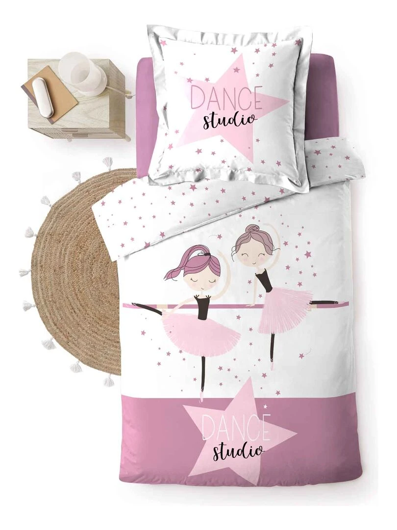 Parure housse de couette Danseuses Studio Violet