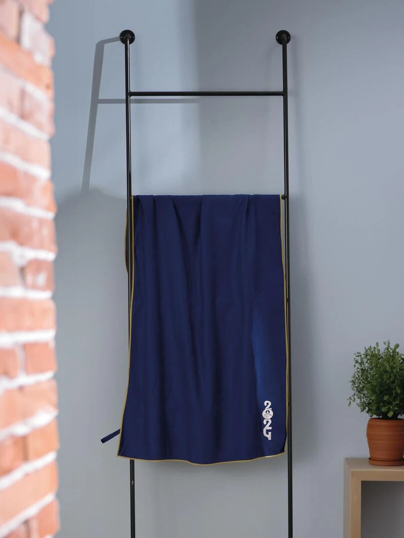 Serviette de bain microfibre  PARIS 2024 JEUX PARALYMPIQUES ARCHES   Bleu