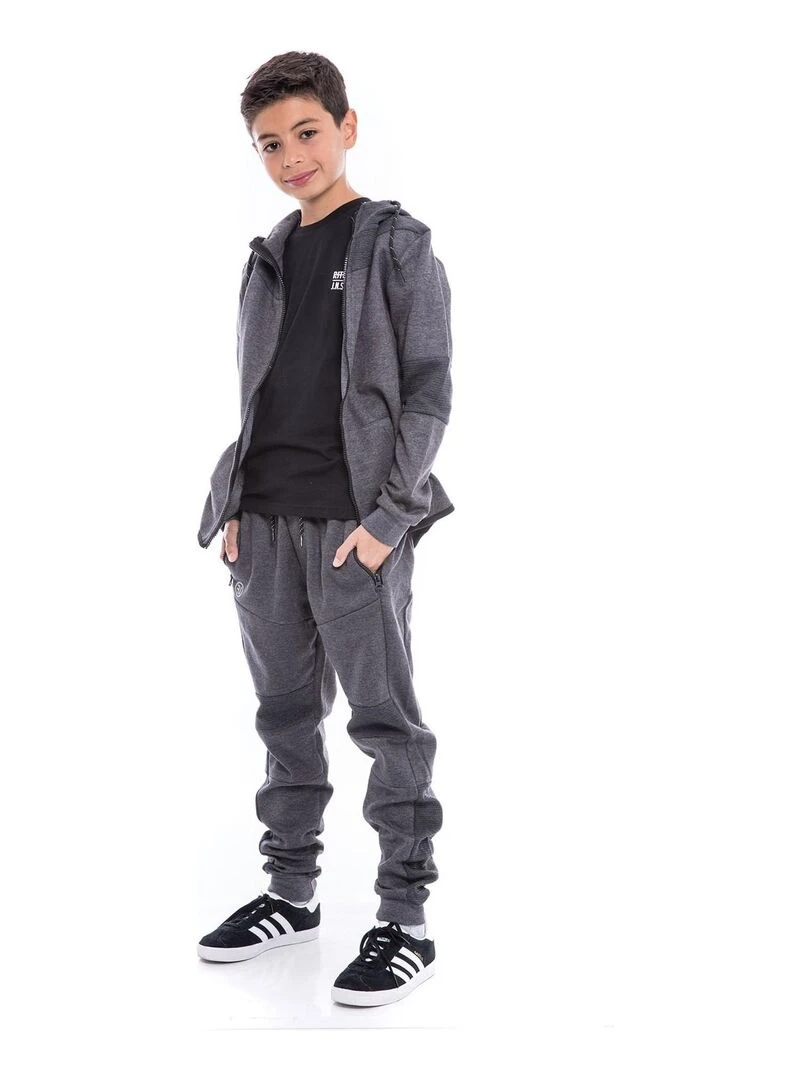 Pantalon jogging slim CALICOON J   Gris foncé