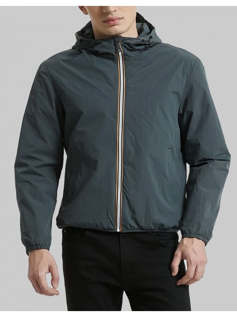 Blouson a Capuche Kebello Gris
