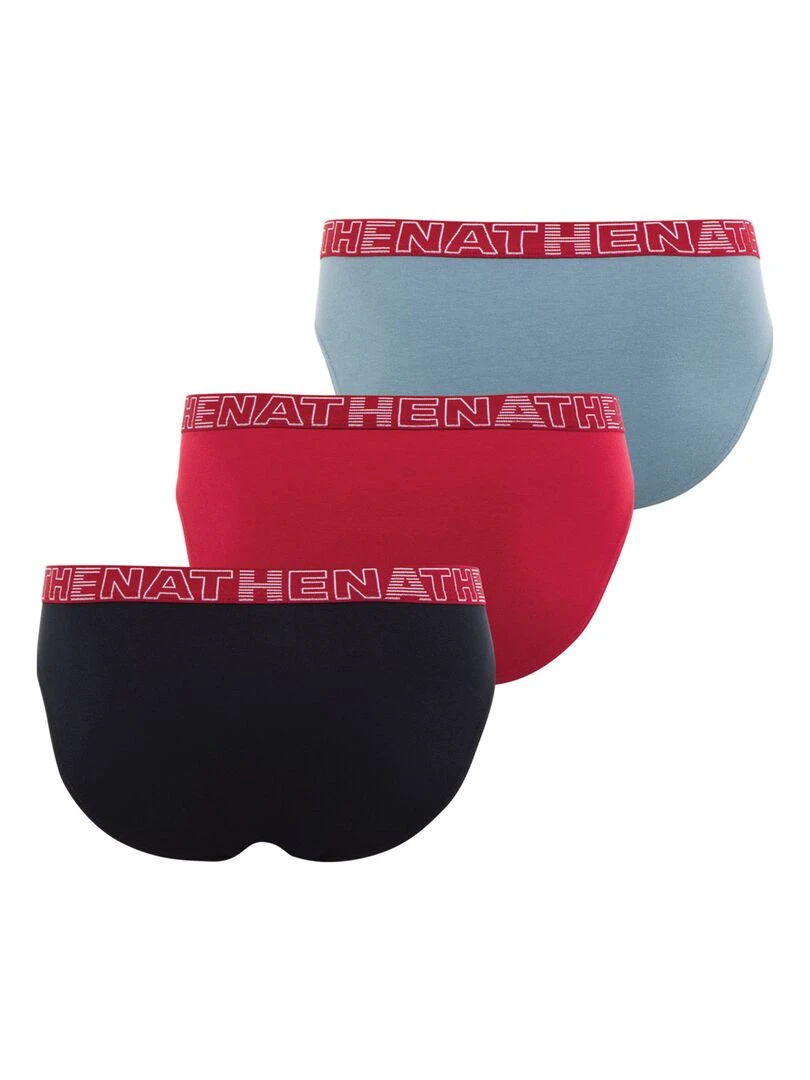 Lot de 3 slips homme Eco Pack   Bordeaux