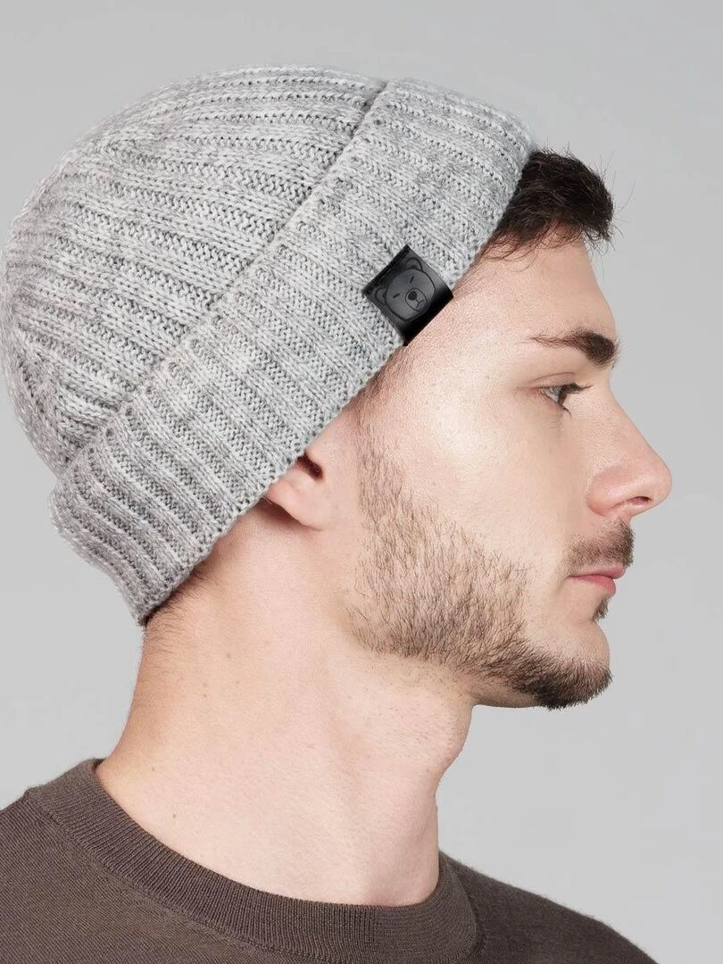 Bonnet court Dakota Made in UE Gris clair