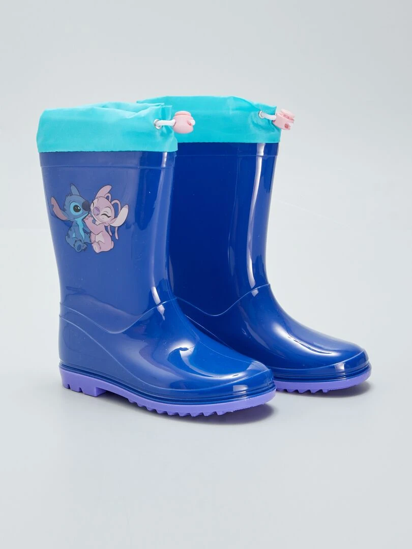 Bottes de pluie 'Stitch' bleu
