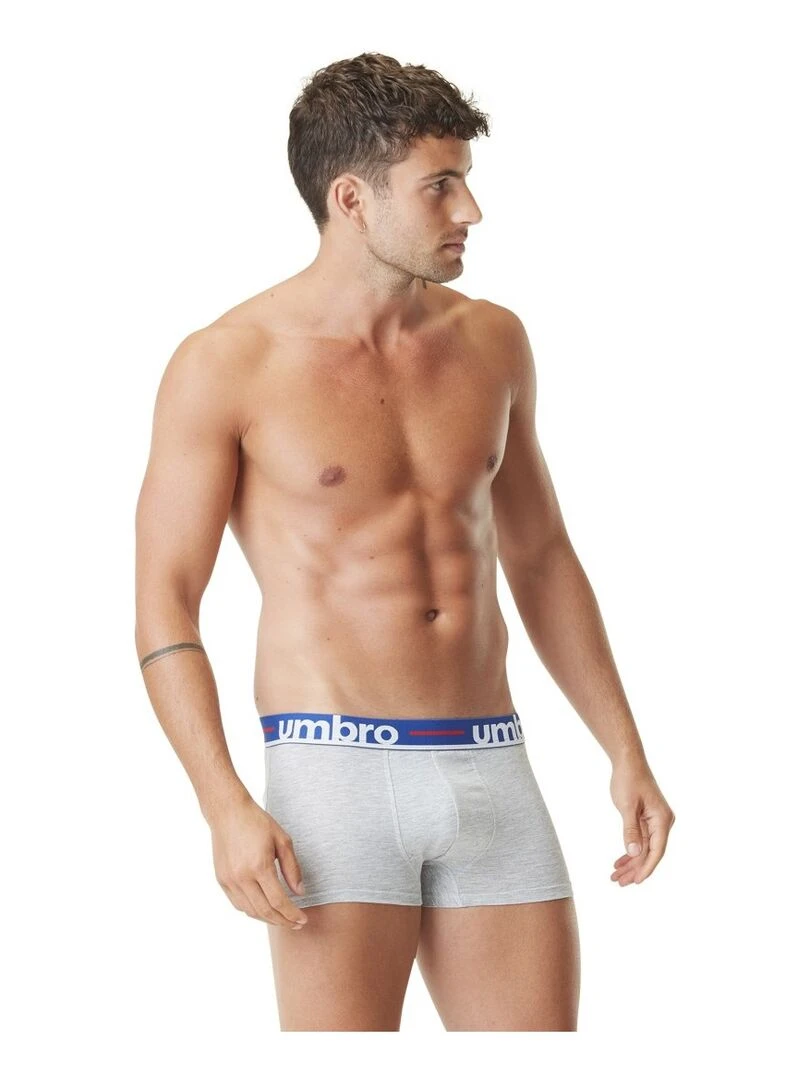 Pack Surprise de 5 Boxers homme 100% Coton Umbro   Bleu