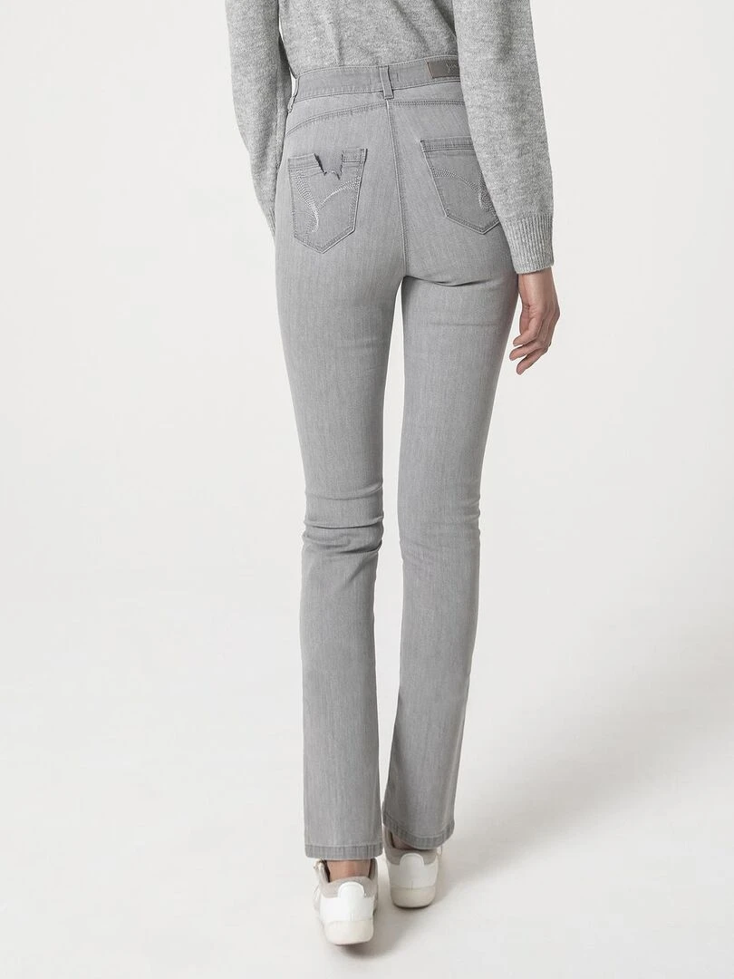 Jean taille haute Perfect Fit by Damart Damart Gris clair