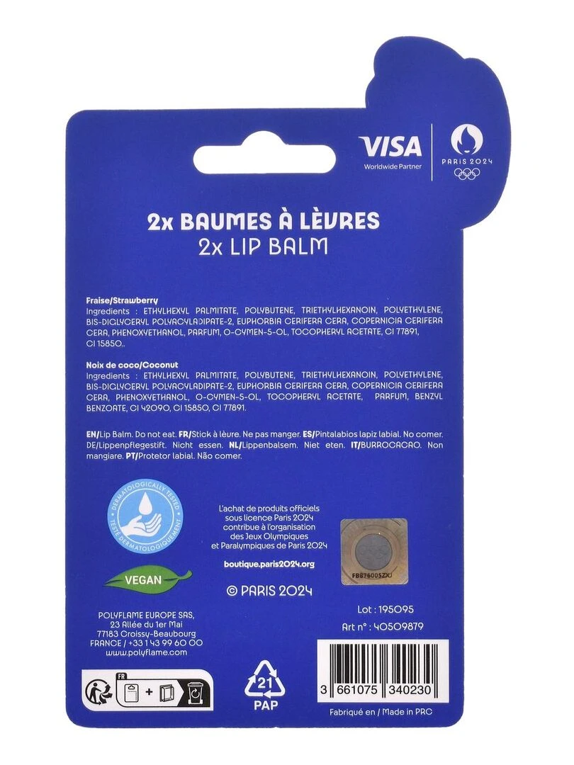 JO 2024 Baume à lèvres N/A