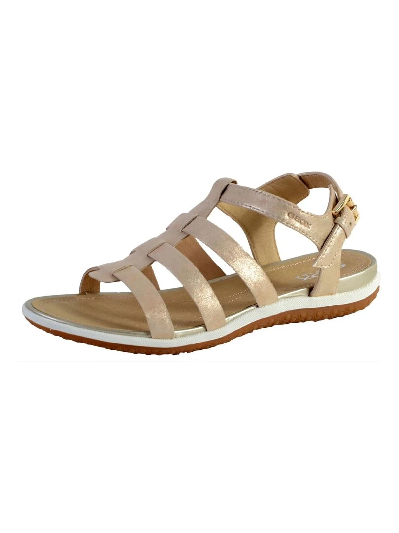 Sandales Cuir Geox Vega Beige
