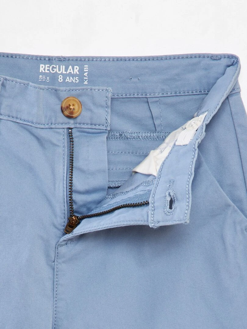 Pantalon chino   Bleu ciel