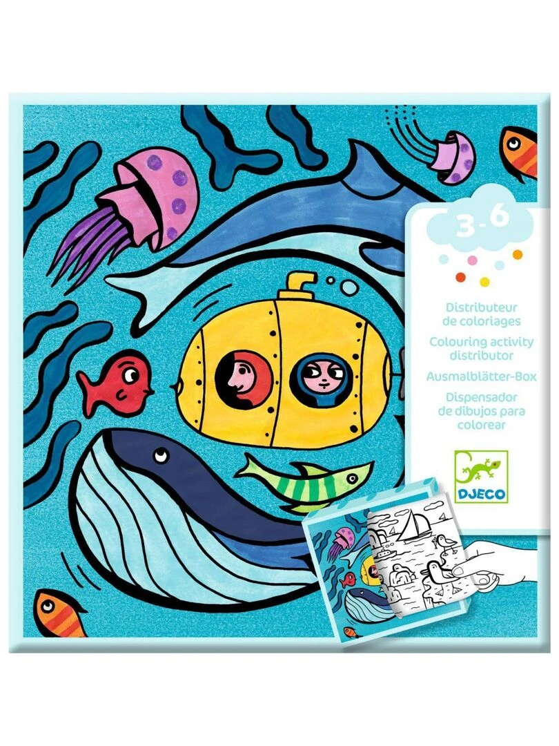 Coloriage pour les petits Distributeur de coloriages  Océan   N/A