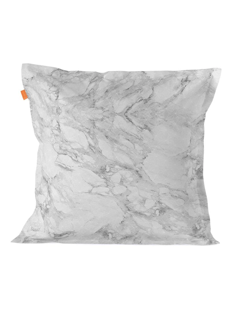 Taie d'oreiller Essence marble "Happyfriday"   Blanc