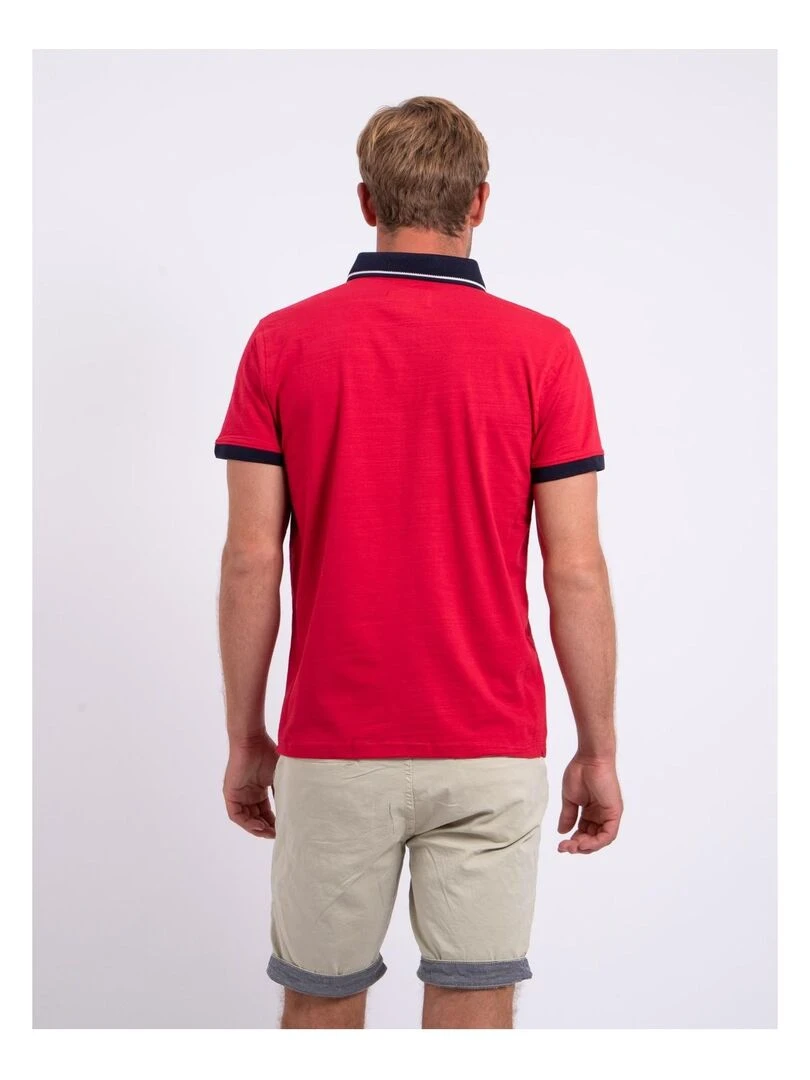 Polo manches courtes pur coton PUMADY Rouge